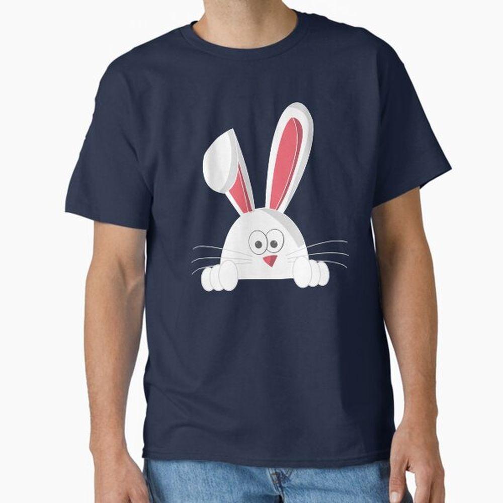 Cute Peeking Bunny For Kids At Easter Awesome Shirt Cute Peeking Bunny For Kids At Easter Awesome Shirt